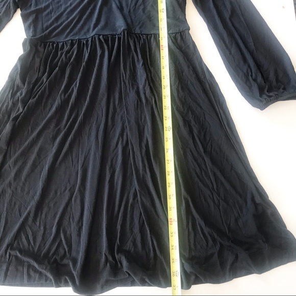 New Black Waist-Defined Midi Dress NWT - Picture 8 of 11